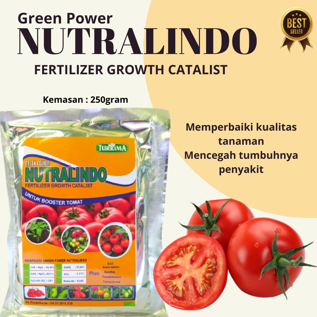 Pupuk Nutralindo Untuk Tomat, Booster Tomat Perangsang Pelebat Buah, Pupuk Tomat Organik Cepat Berbu