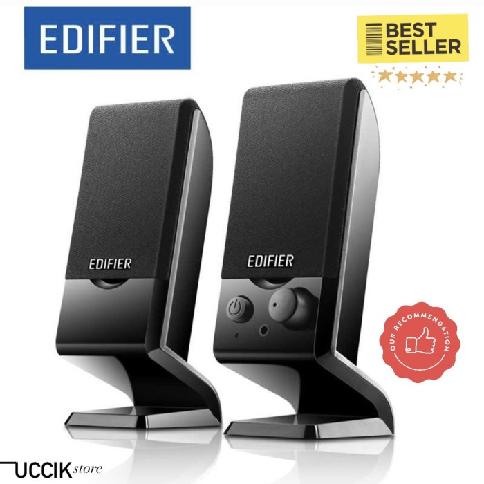 Speaker Komputer Edifier Stereo Speker PC Laptop HP Gaming Original