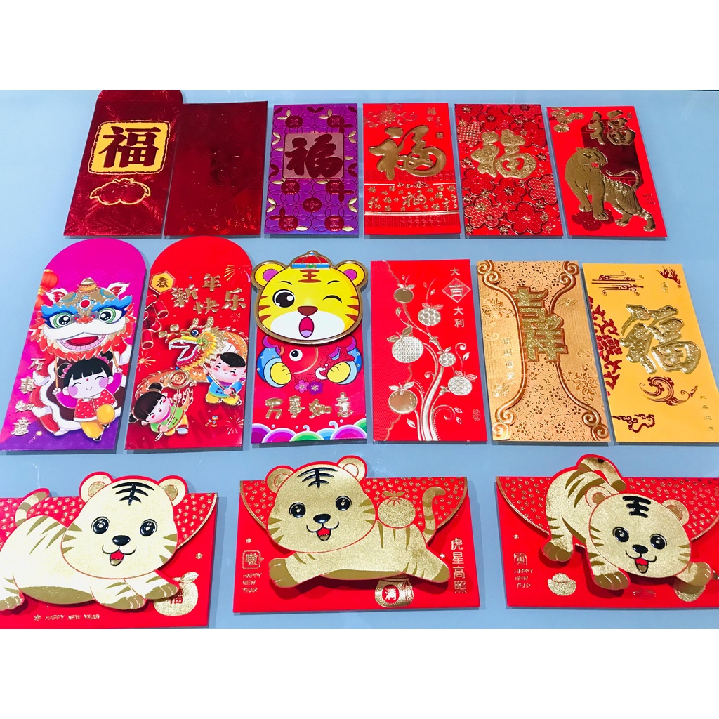 

Angpao Imlek 2022, Angpao FU, Shio Macan / Harimau Panjang/Besar Bahan Premium Super Bagus, Ready