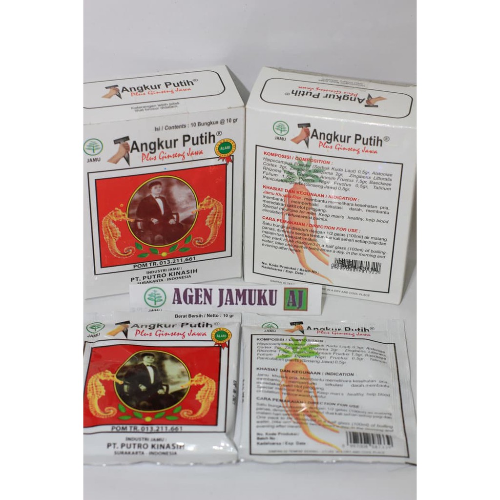 

TANGKUR PUTIH PLUS GINGSENG JAWA