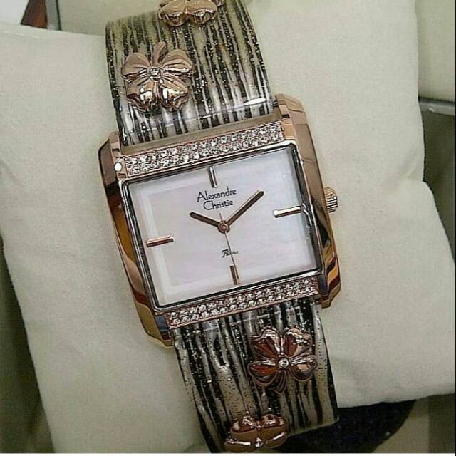 JAM TANGAN WANITA ALEXANDRE CHRISTIE 2504 CEWEK ROSEGOLD ORIGINAL