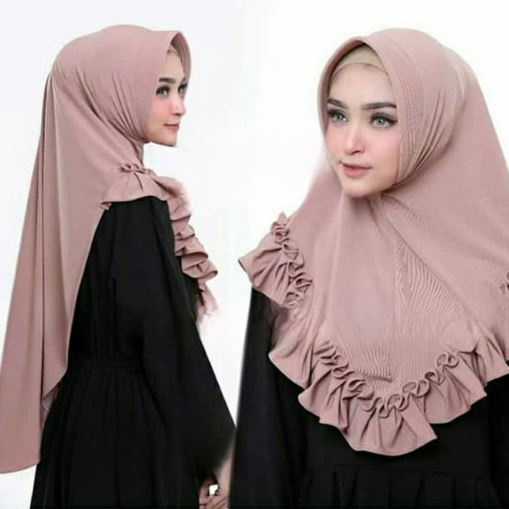 laudya hijab jumbo/hijab instan jumbo by novita hijab