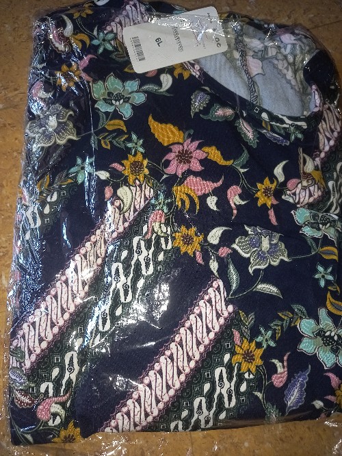 Gamis Dress Baju Muslim Gamis Jersey Batik Jumbo 6l Ld 120cm Motif Premium 7268