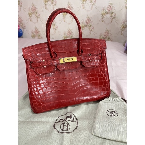 preloved tas/bag h3rm3s birkin croco