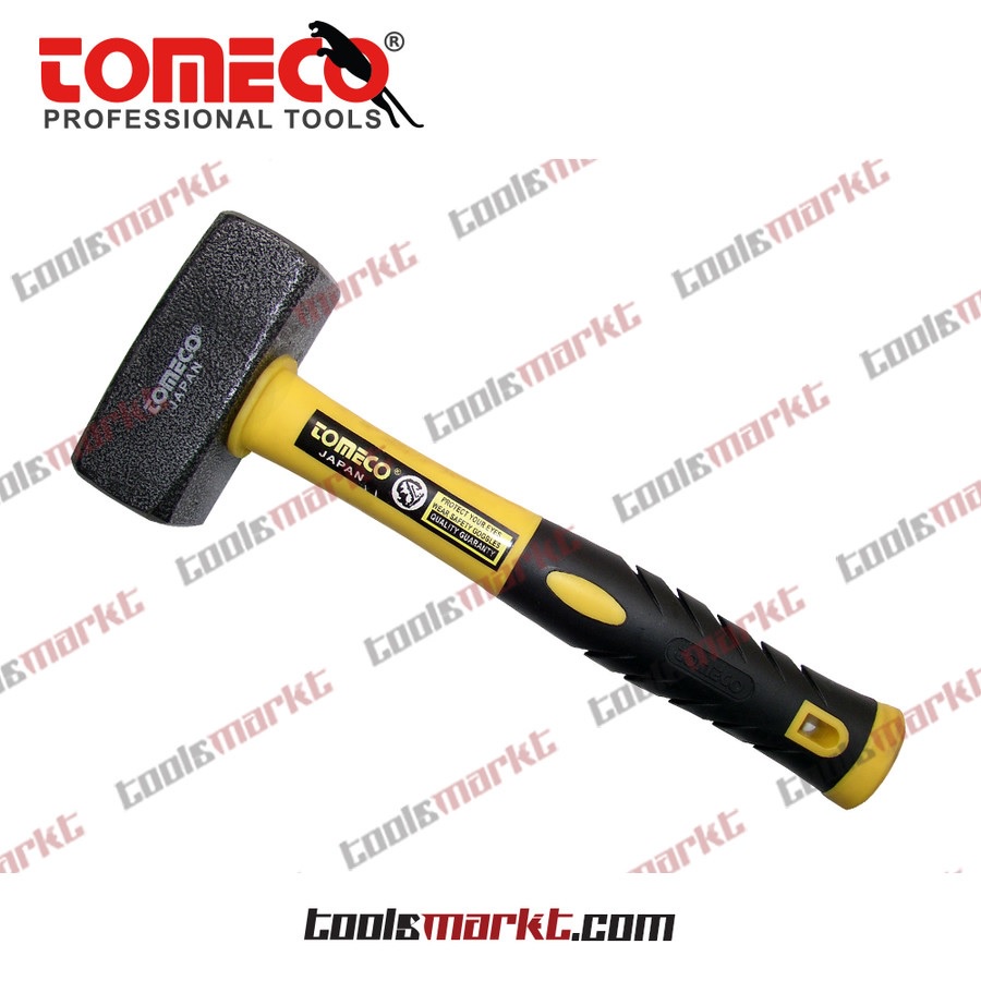 Tomeco Palu Batu Bodem Segi Empat Gagang Pendek