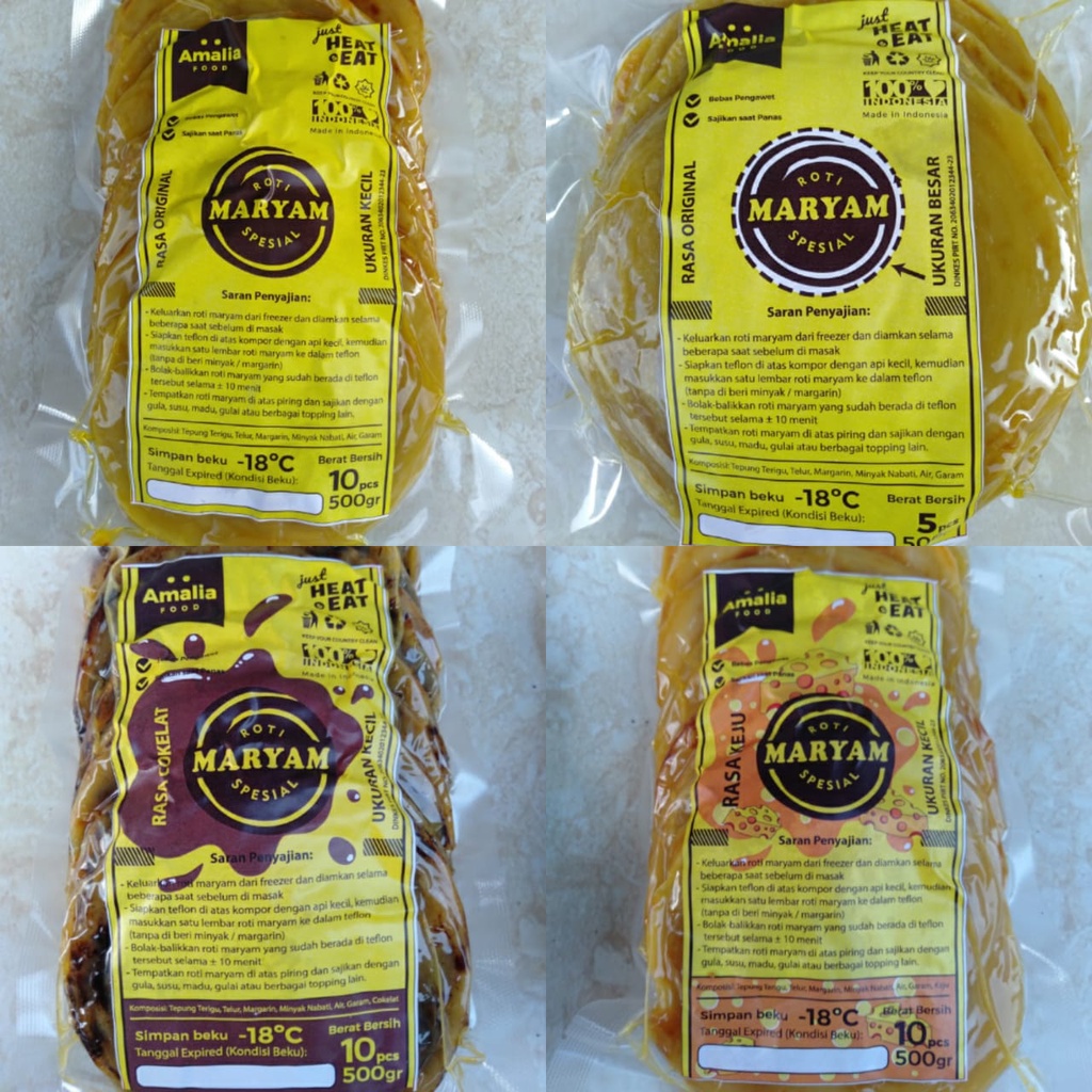 

Roti Maryam by Amalia Food Jogja isi 10 Pcs Frozen Food