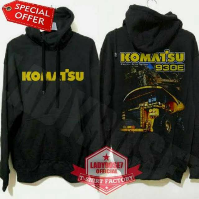 Hoodie Jumper Komatsu Alat Berat