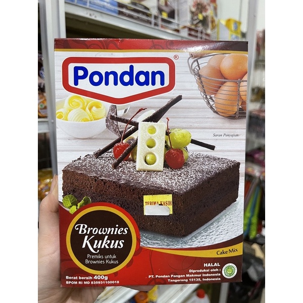 Premiks Brownies Kukus PONDAN 400gr / premix