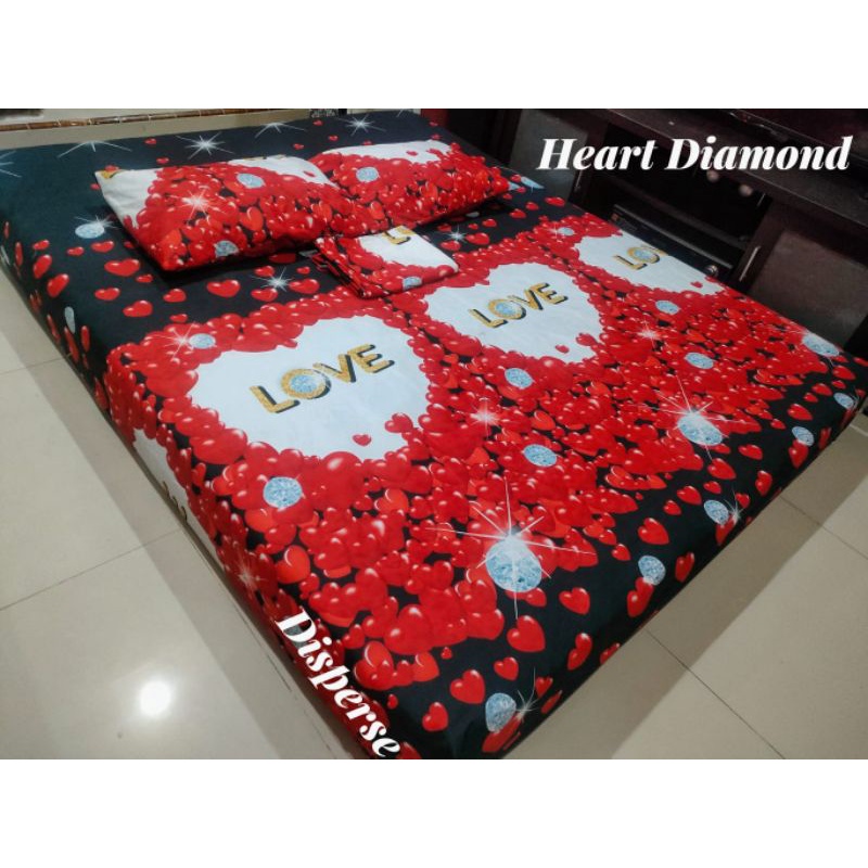 Sprei Heart Diamond