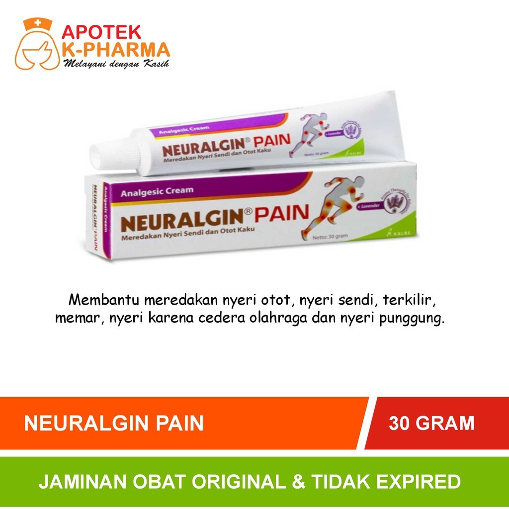 Neuralgin Pain Cream Isi 30 Gram Obat Original Kalbe