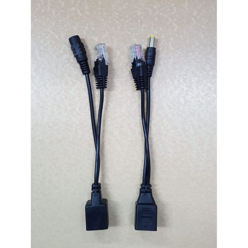 KABEL POE SPLITTER DAN INJECTOR 1 SET ISI SEPASANG