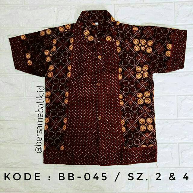 KEMEJA BATIK ANAK (KODE : BB-045)