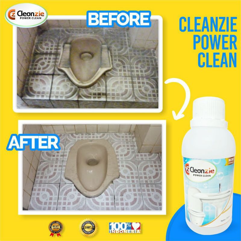 Cleanzie Power Clean Cairan Ajaib Pembersih Toilet WC Keramik Kamar Mandi Kompor &amp; Perabotan Ampuh