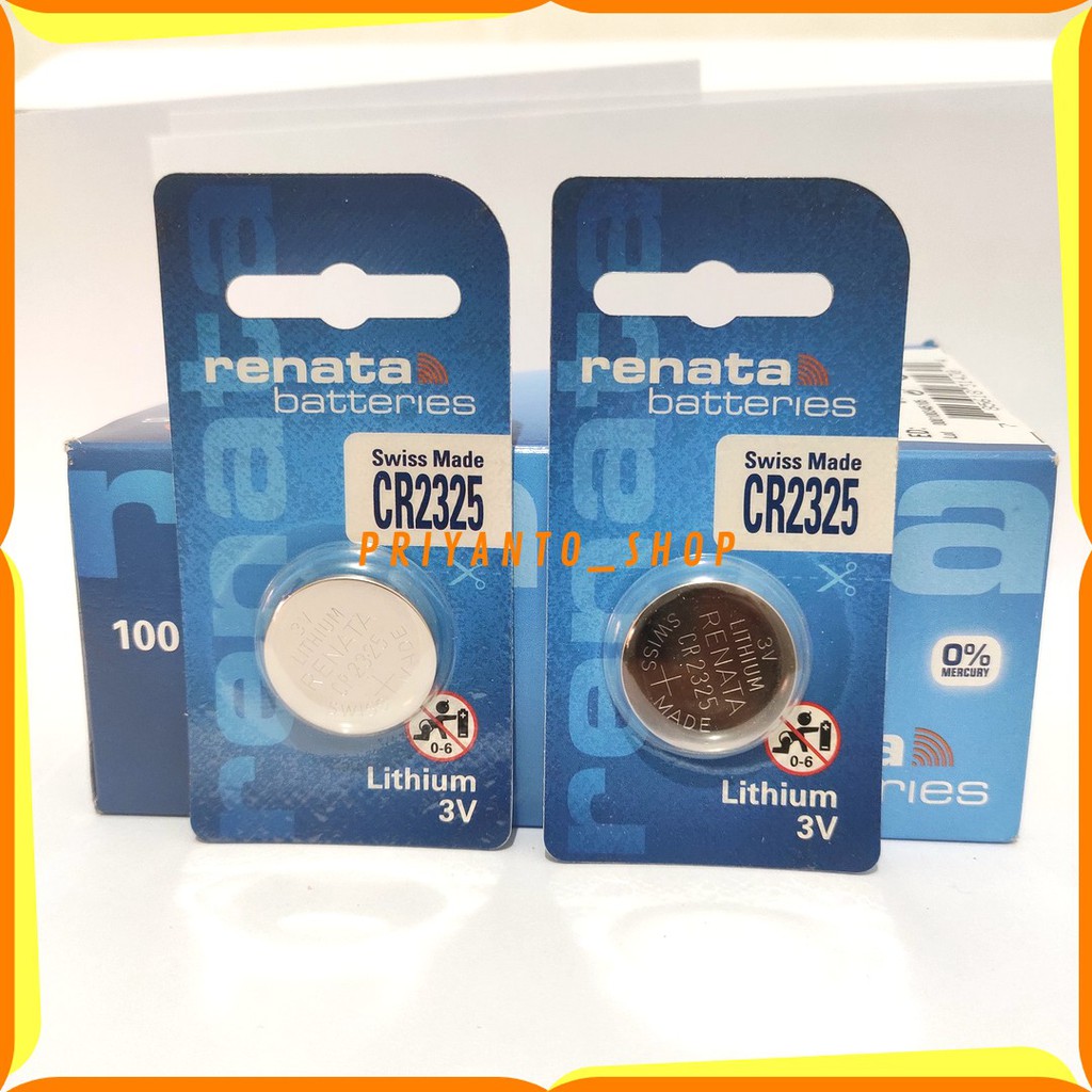 ORIGINAL RENATA CR-2325 CR 2325 3V LITHIUM BATTERY BATERE BATREI RENATA CR2325