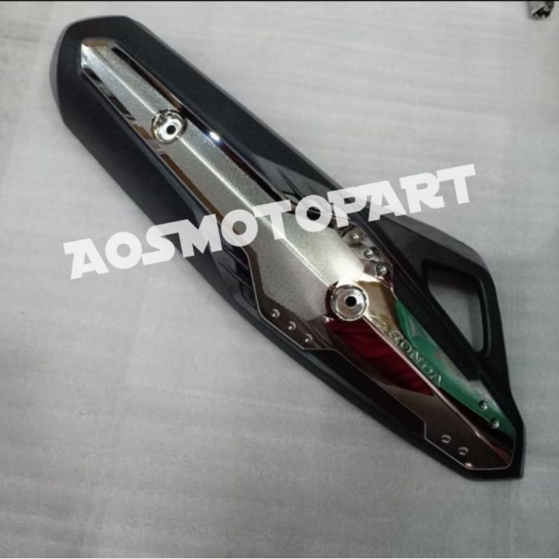tutup knalpot VARIO 125 fi lam dan garnish variasi vario 125 fi lama tahun 2012 - 2014