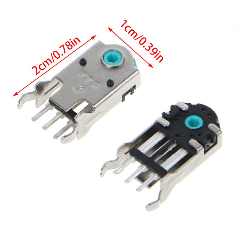 Btsg 2pcs Encoder Decoder Mouse Ttc 13mm Inti Hijau