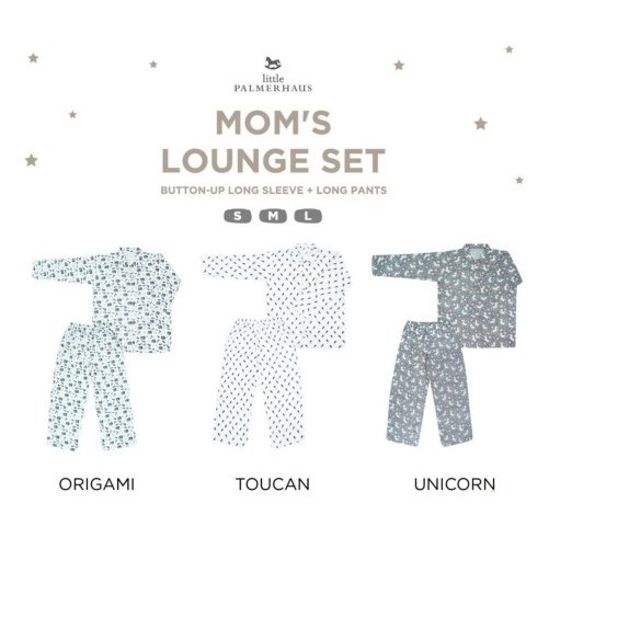 Little Palmerhaus Mom's Lounge Set Long | Baju Tidur Mama