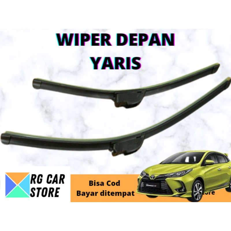 WIPER YARIS FRAMELESS ISI 2PCS  DIJAMIN PNP TINGGAL PASANG BERKUALITAS