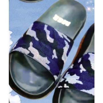 Sandal Slop karet Army Tentara Cowok Fashion Sport Keren Simple Impor MGR Mokaya Balance (2306) / Size 40-44