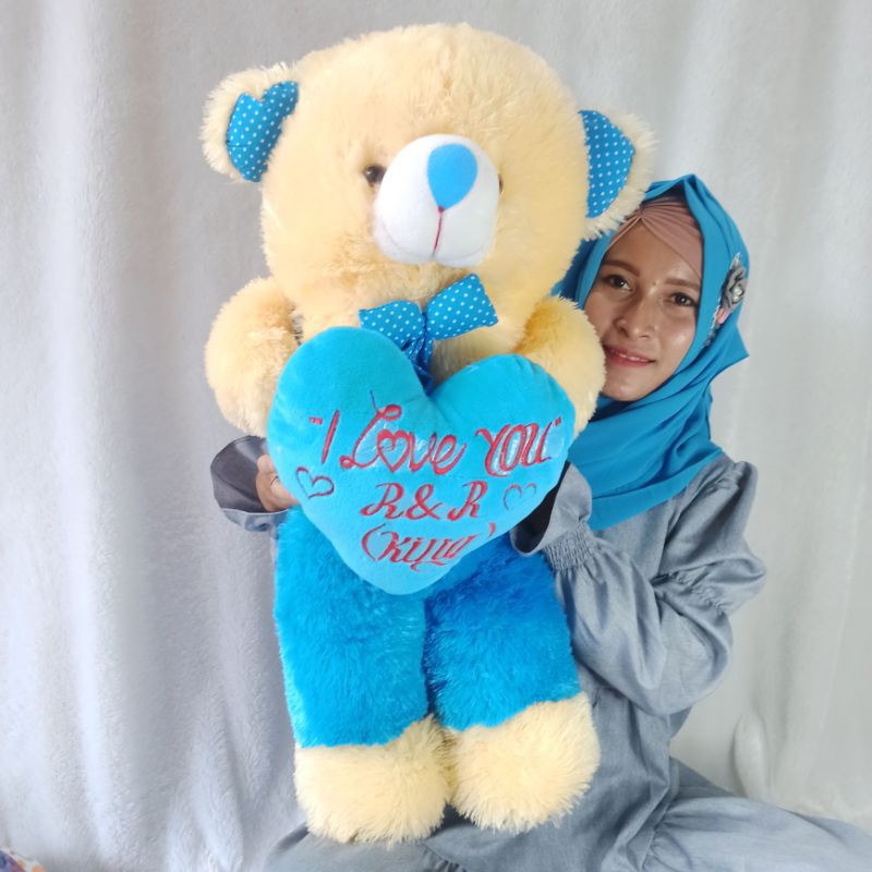 TERMURAH UKIR NAMA teddy bear JOJON XL BUAT KADO ORANG tersayang