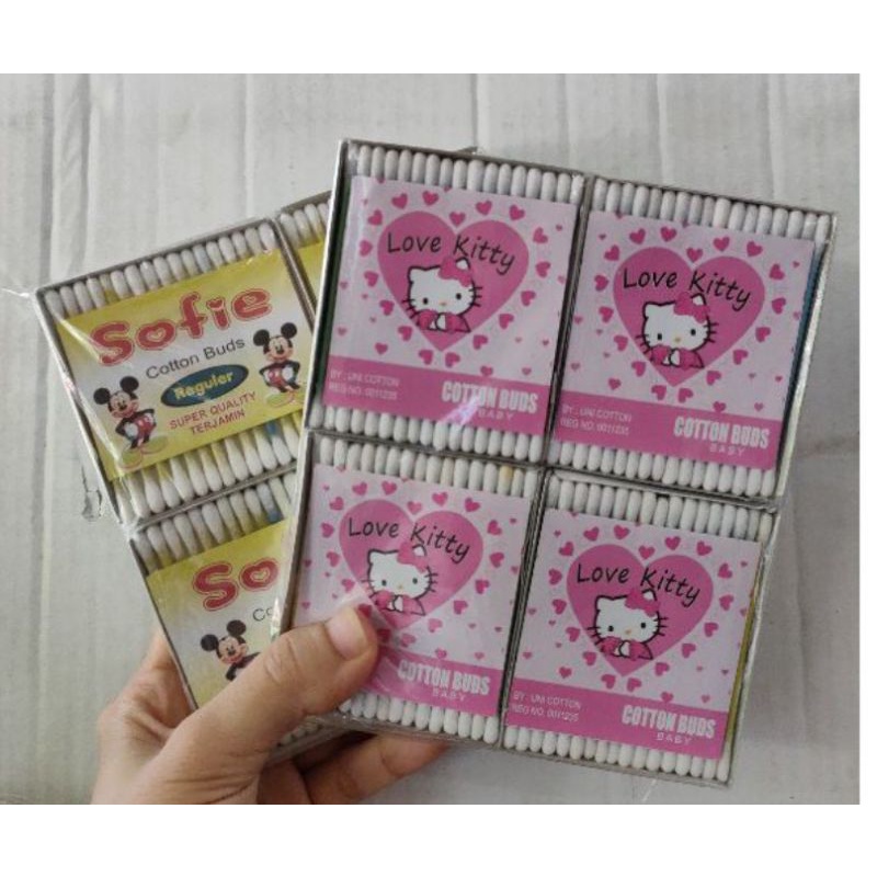 KOREK KUPING/COTTON BUDS DEWASA ISI 12 PCS