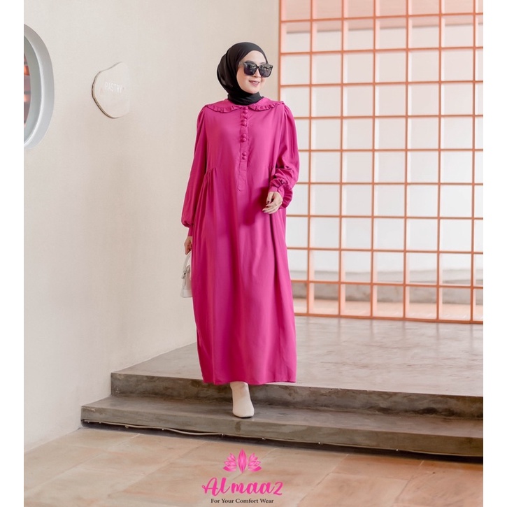 Almaaz - Midi Dress Busui Ayana Daily Wear Rayon Premium