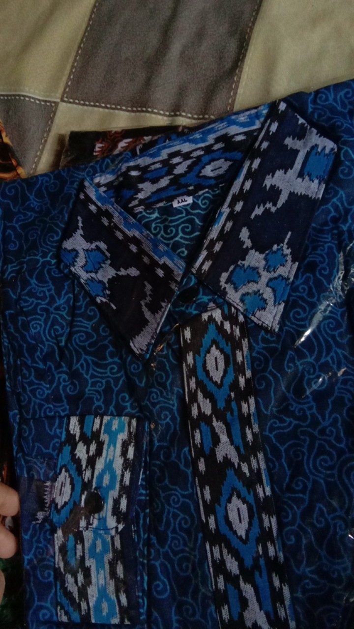 Bisa Cod M, L, Xl, Xxl Kemeja Batik Lengan Panjang Abadi Batik Pria New Arival Non Slimfit Reguler