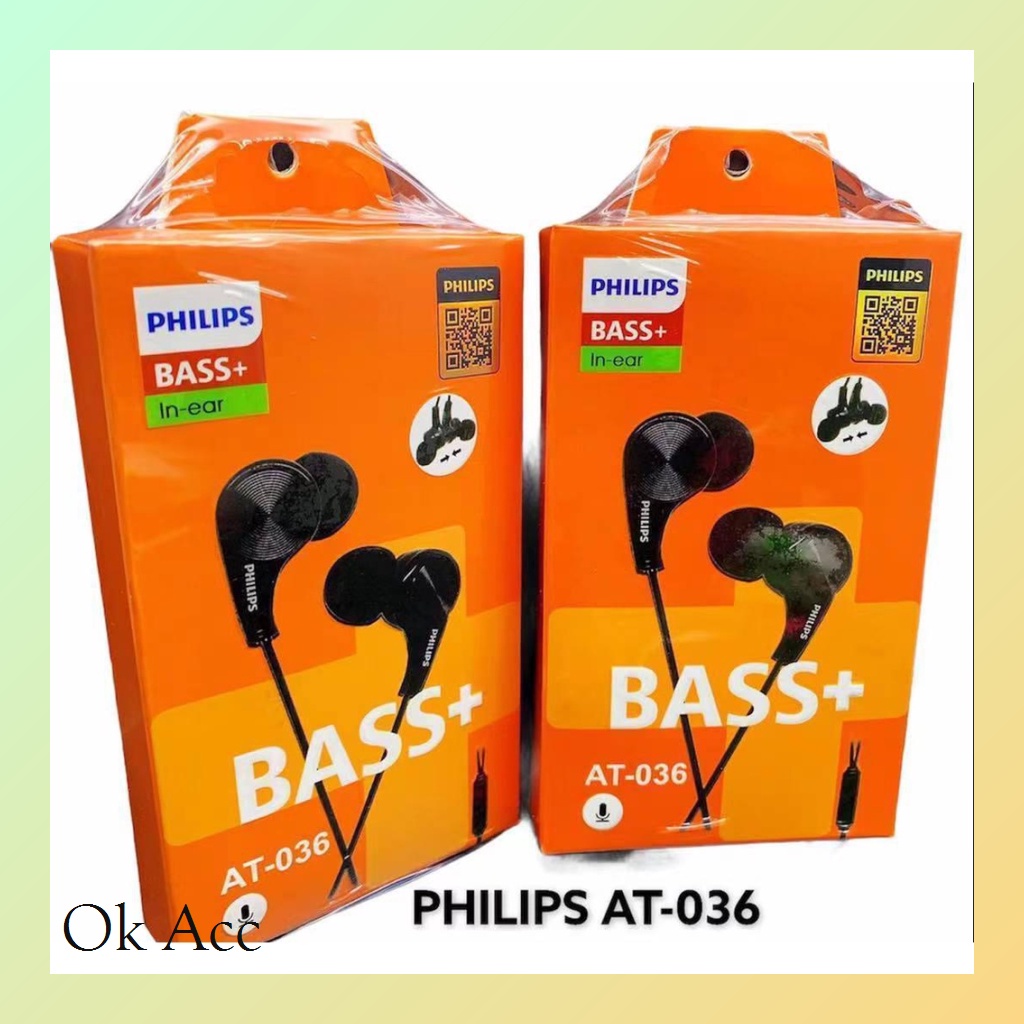 Handfree Philips Universal headset Mic xtra bass