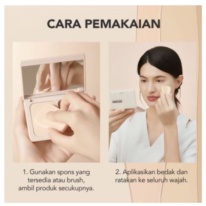✿ELYSABETHME✿ Y.O.U Nutriwear silky pressed bedak padat twc two way cake natural serap minyak