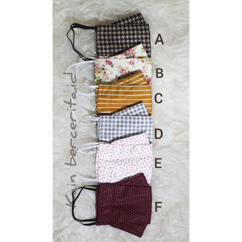 MASKER KAIN ORIGAMI /3D/MASKER EVO