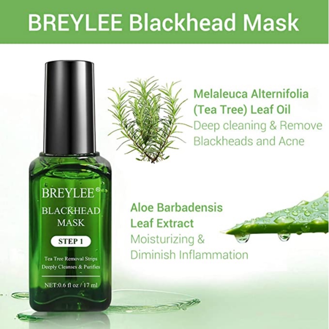 [100% ORI] BREYLEE Varian STEP 1 Blackhead Mask Peel Off &amp; STEP 2 Pore Serum &amp;1 Set ORIGINAL