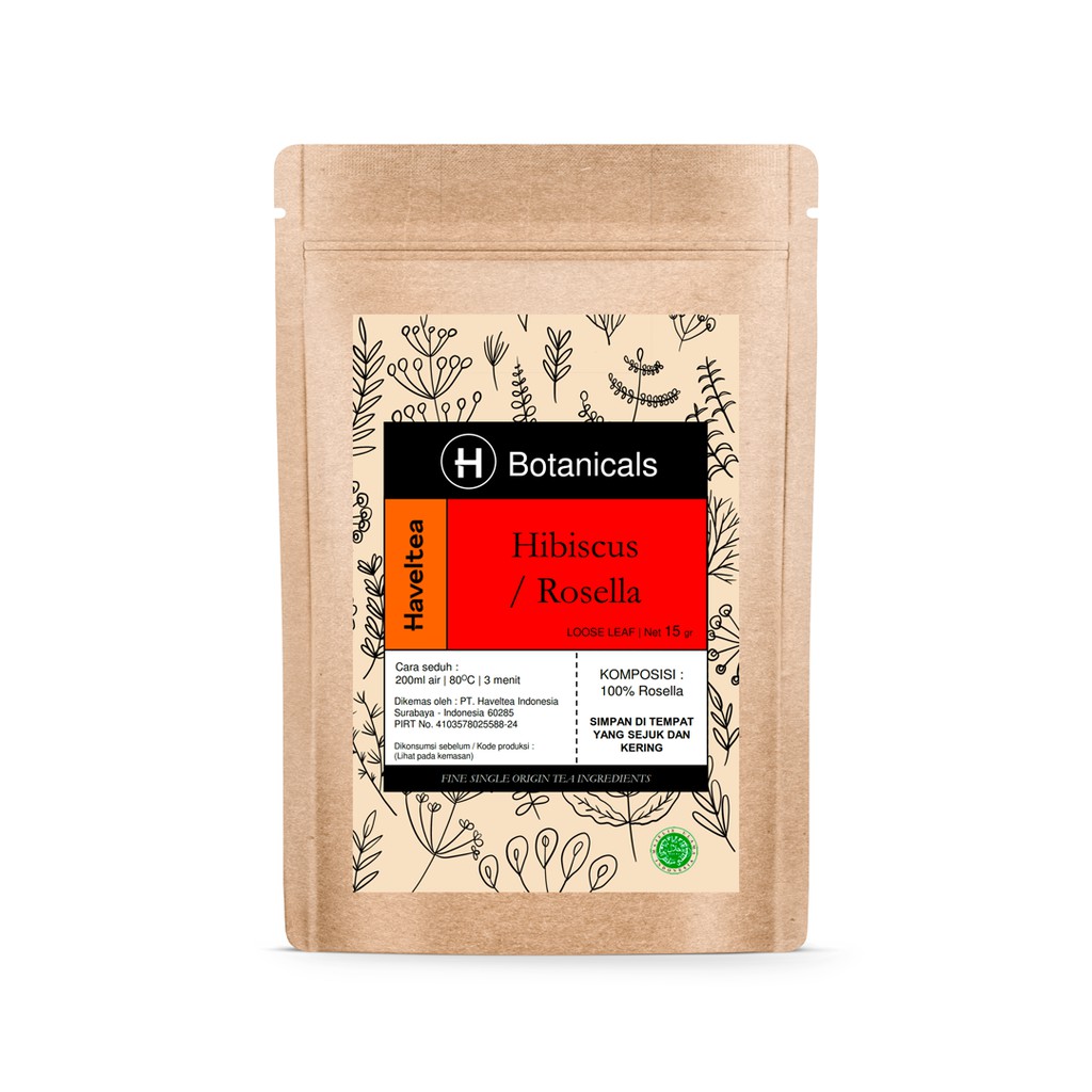 

Teh Bunga Rosella Ungu Kering Murni | Dried Hibiscus Tea | Haveltea | 15gr
