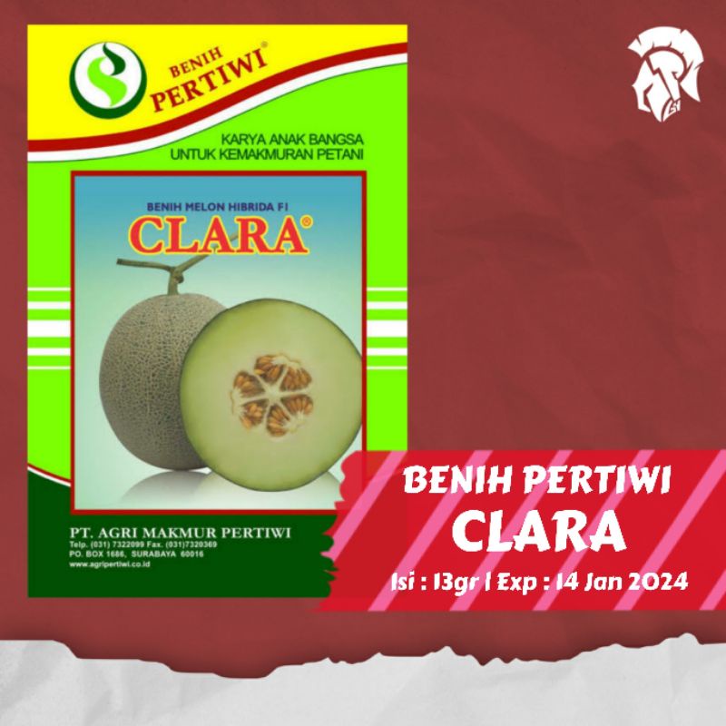 Benih Bibit Melon Pertiwi Clara Anvi 13gr (CLARA)