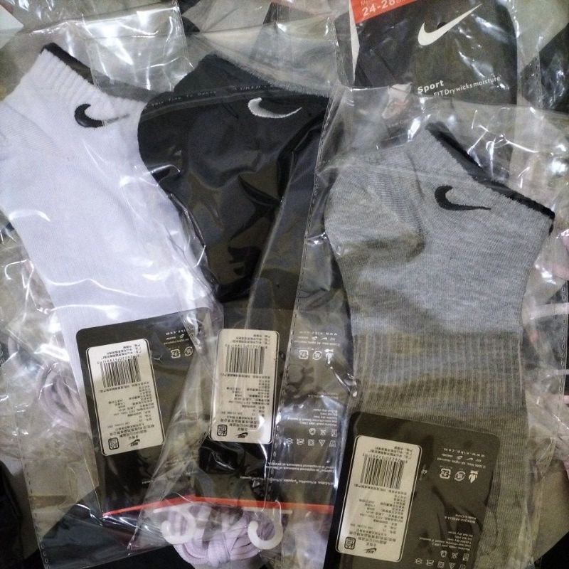 PROMO KAOS KAKI NIKE ORIGINAL SEMATA KAKI PENDEK PUTIH HITAM ABU MURAH OLAHRAGA READY GOJEK GRAB SEKOLAH KERJA SNEAKERS SPORT