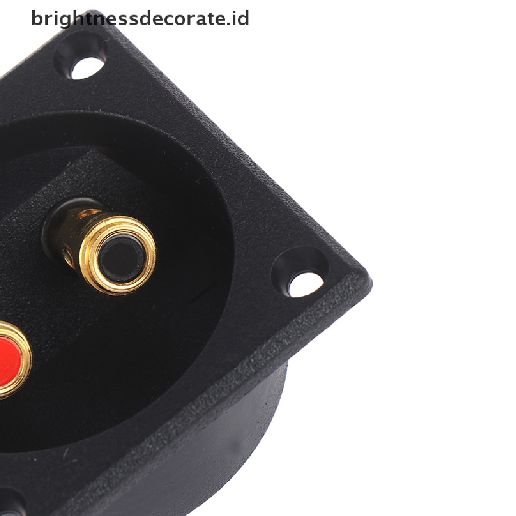 1 Pc Konektor Terminal Kotak Speaker Stereo Subwoofer Bentuk Cangkir Bulat 50mm Untuk Mobil