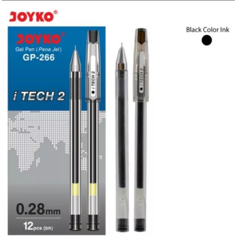 

Pen Gel Joyko I Tech2 Hitam 1pack