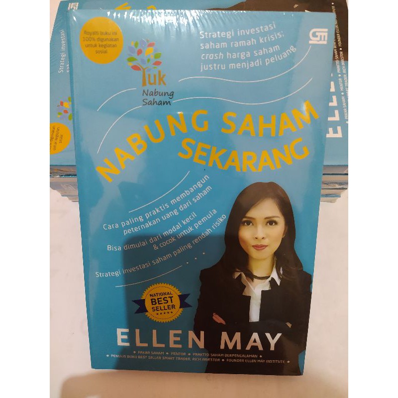 ORIGINAL Buku Nabung Saham Sekarang - Ellen May