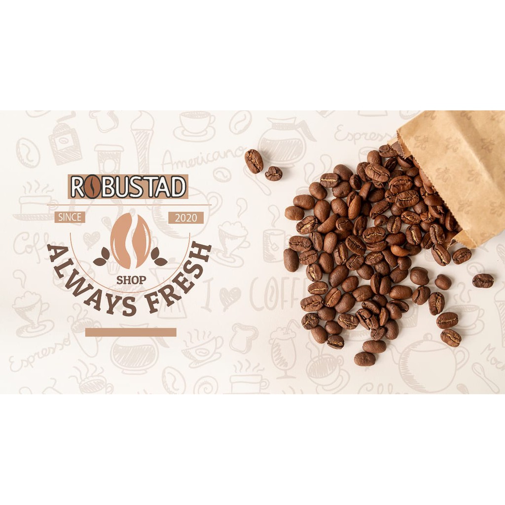 ROUSTA ARABICA ROAST BEAN (ROBUSTAD KOPI) CIAMIS JAWA BARAT