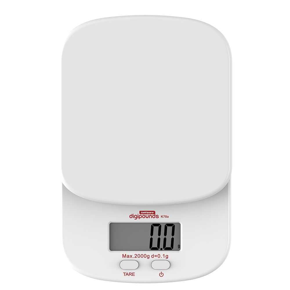 Taffware Digipounds Timbangan Dapur Mini Digital Scale 2000g 0.1g K70a