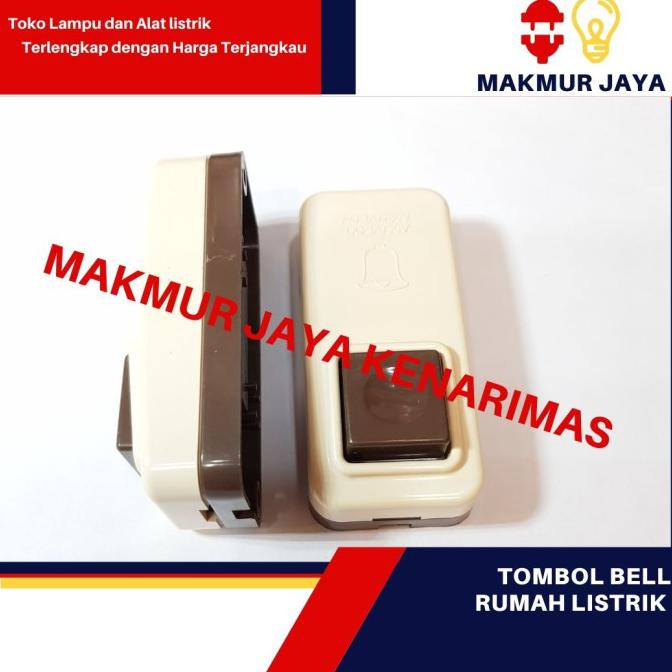 Tombol Bel Rumah Listrik/ Tombol Bel kabel Morgen/ Tombol bell