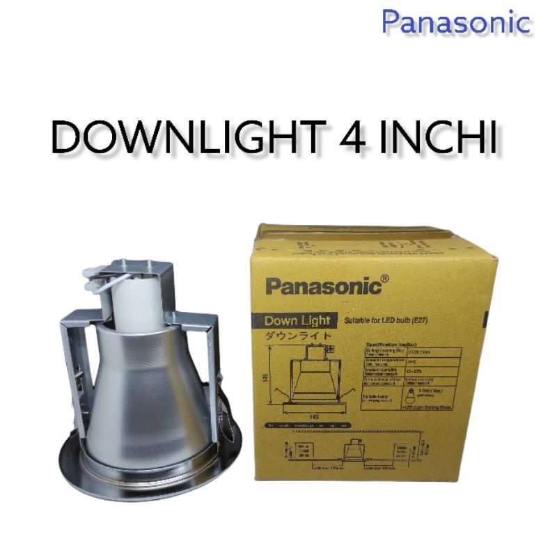 Downlight 4 Inchi NLP71332 Panasonic Silver
