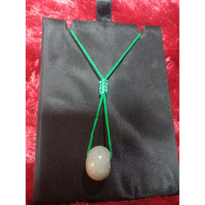 Kalung Liontin Giok Barel Original Grade A