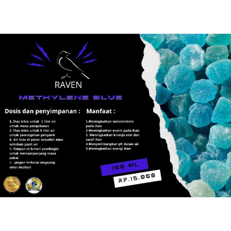 

Raven Methylene Blue (obat biru)