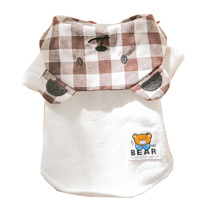 Jun ho korea bear checker bib top