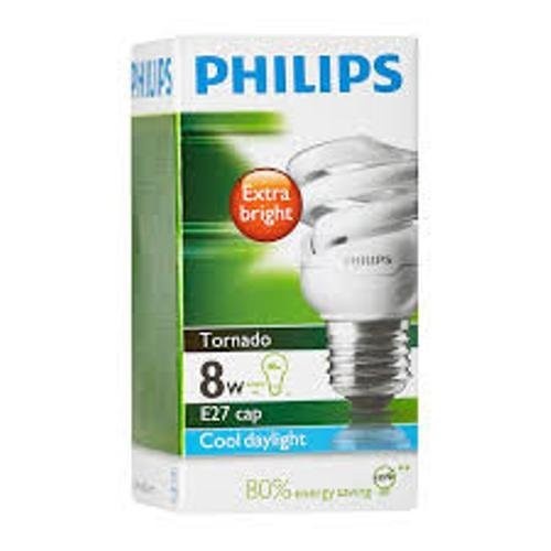 LAMPU PHILIPS TORNADO 8 WATT PUTIH LAMPU PHILIPS 8 WATT LAMPU SPIRAL