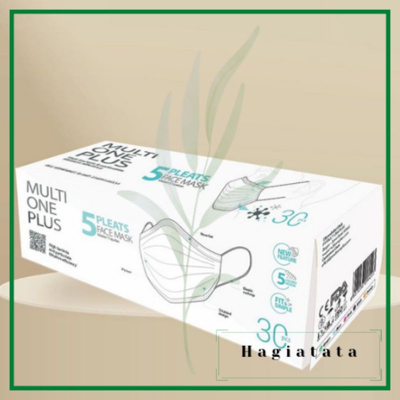 Masker 5 pleats/ Masker medis / Masker Multi One Plus