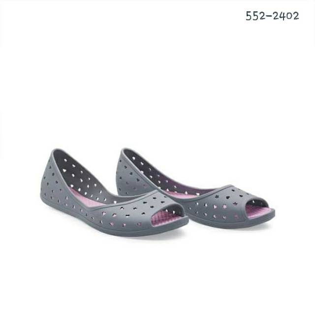 Bata Sepatu Wanita HEART PEEP TOE Grey  5522402