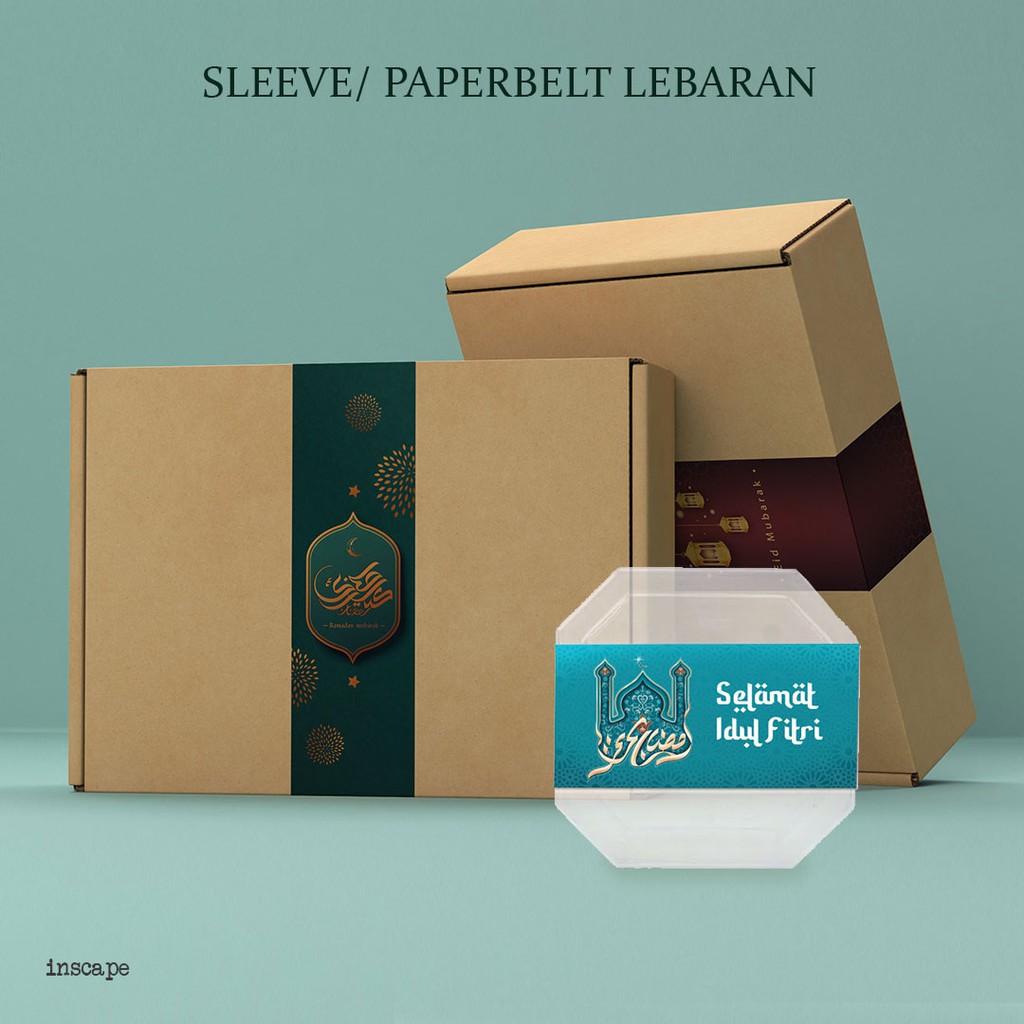 

PAPERBELT LEBARAN | SLEEVE/ SABUK IDUL FITRI | LABEL RAMADHAN