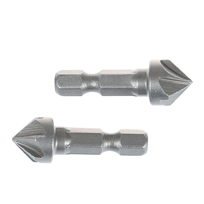 Mata Bor Countersink Heksagonal 6 Flutes Dengan Gagang Kayu