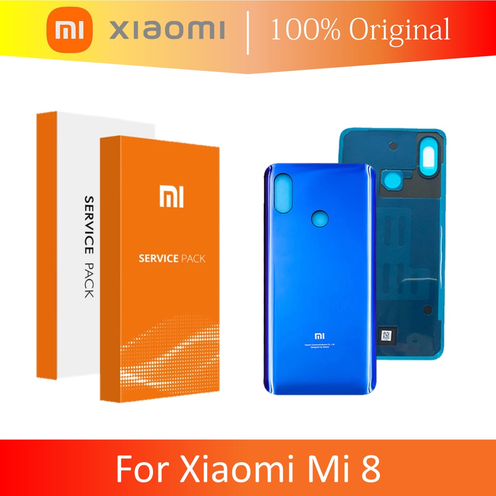 [ CHECK.ID ] BACKDOOR BACK COVER CASING XIAOMI MI 8 MI8 ORIGINAL